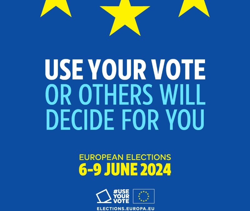 Europawahl am 9. Juni 2024 – geh hin und gib deine Stimme ab