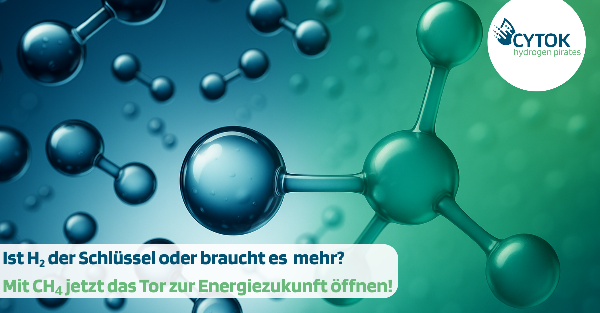 Wasserstoff, synthetisches Methan, H2, CH4, CYTOK, hydrogen pirates