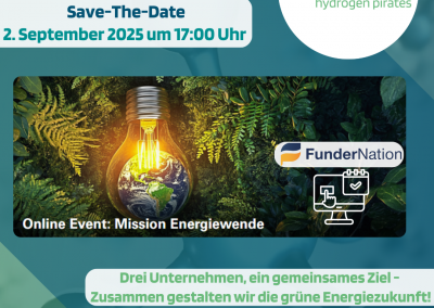 CYTOK, CYTOK - hydrogen pirates, hydrogen pirates, Mission Energiewende, paxos solar, kitepower, fundernation
