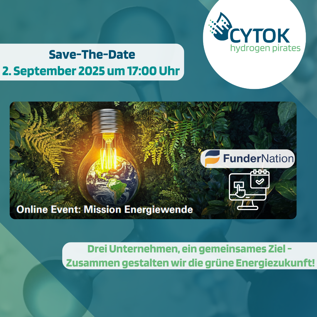 CYTOK, CYTOK - hydrogen pirates, hydrogen pirates, Mission Energiewende, paxos solar, kitepower, fundernation