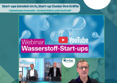 CYTOK, CYTOK - hydrogen pirates, hydrogen pirates, Gas- und Wasserstoffwirtschaft, H2 Startup Cluster, Webinar
