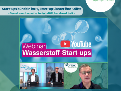 CYTOK, CYTOK - hydrogen pirates, hydrogen pirates, Gas- und Wasserstoffwirtschaft, H2 Startup Cluster, Webinar