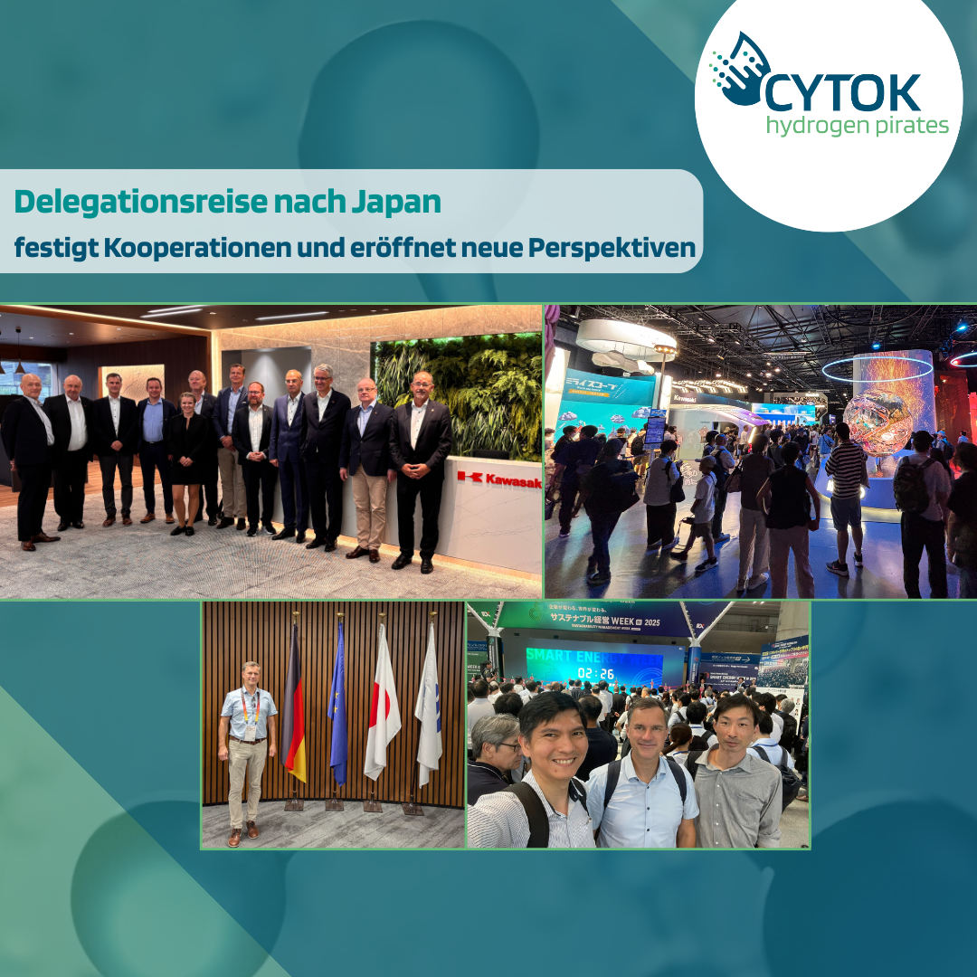 CYTOK, CYTOK - hydrogen pirates, hydrogen pirates, Delegationsreise, Wirtschaftsministerium MV