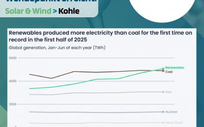 Solar & Wind überholen erstmals Kohle weltweit – Jetzt entscheidet Flexibilität, nicht nur Zubau