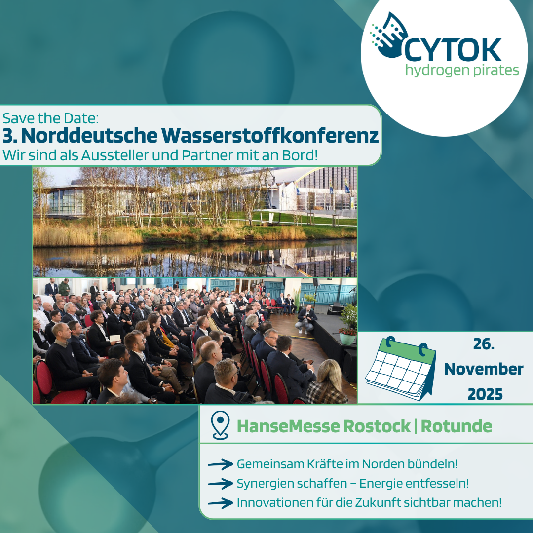 CYTOK, CYTOK - hydrogen pirates, hydrogen pirates, Norddeutsche Wasserstoffkonferenz, Rostock