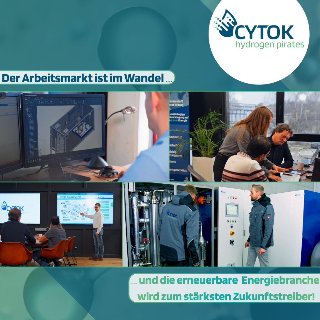 LinkedIn Kachel CYTOK, CYTOK - hydrogen pirates, hydrogen pirates, Erneuerbare Energien, Fachkräfte