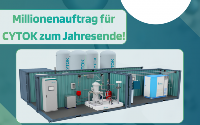 Das Beste kommt zum Schluss – Millionenauftrag für CYTOK zum Jahresende!
