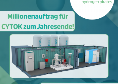 CYTOK, CYTOK - hydrogen pirates, hydrogen pirtates, Millionenauftrag, Containerlösung