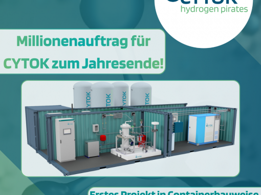 CYTOK, CYTOK - hydrogen pirates, hydrogen pirtates, Millionenauftrag, Containerlösung